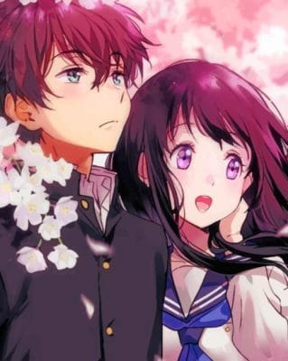 Hyouka Chitanda And Oreki painting by numbers