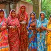 Indian Women Wearing Sari painting by numbers