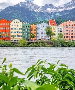 The Innsbruck River painting by numbers