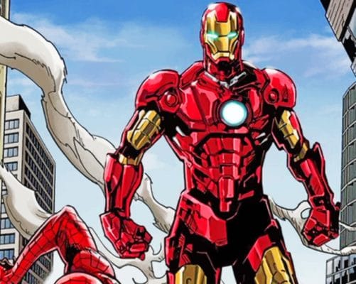 Iron Man Marvel's Super Hero paint by numbers