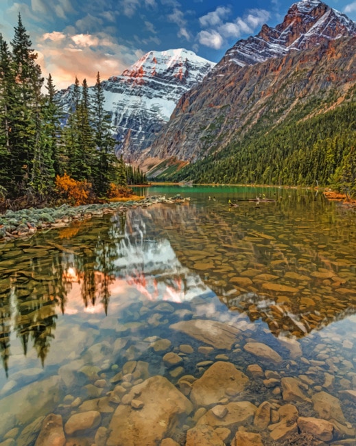 Jasper The National Park painting by numbers