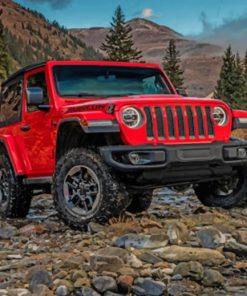 Jeep Wrangler Rubicon painting by numbers