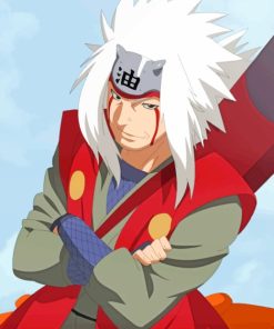 Jiraiya Naruto paint by numbers