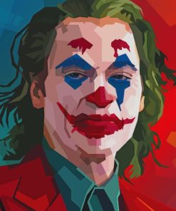 The Super Villain Jocker painting by numbers