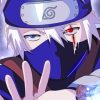 Kakashi Hatake Injured paint by numbers