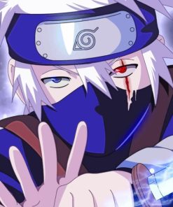 Kakashi Hatake Injured paint by numbers