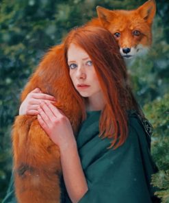 Katerina Plotnikova Fox paint by numbers