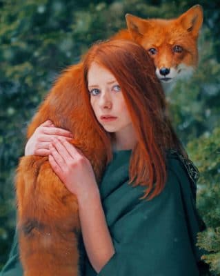 Katerina Plotnikova Fox paint by numbers