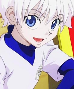 Killua From Hunter X Hunter paint by numbers