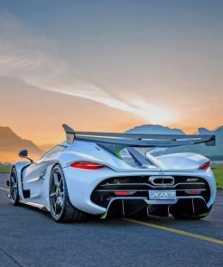 Koenigsegg Jesko painting by numbers