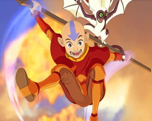 The Last Air Bender paint by numbers
