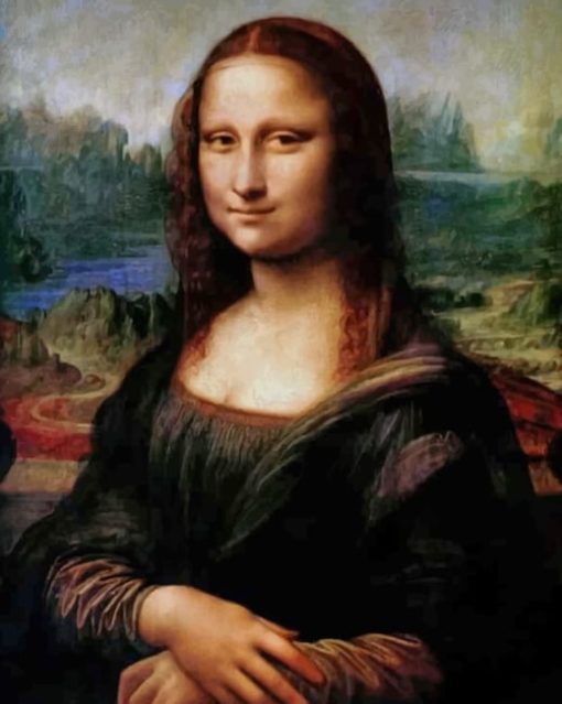 Monaliza painting by numbers