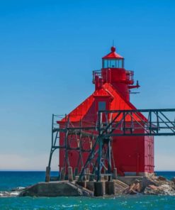 The Sturgeon Bay Ship Canal painting by numbers