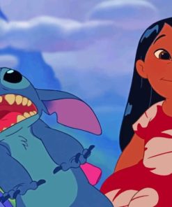 Lilo And Stitch painting by numbers