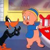 Daffy Duck And Porky Pig paint by numbers