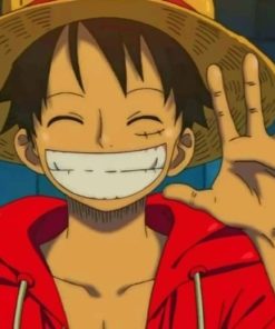 Luffy From One Peace painting by numbers