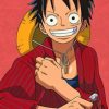 Luffy One Peace painting by numbers