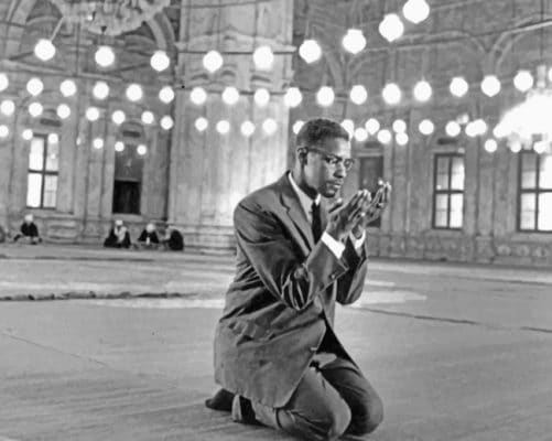 Malcolm X Praying paint by numbers