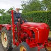 Old Man Driving A Tractor paint by numbers