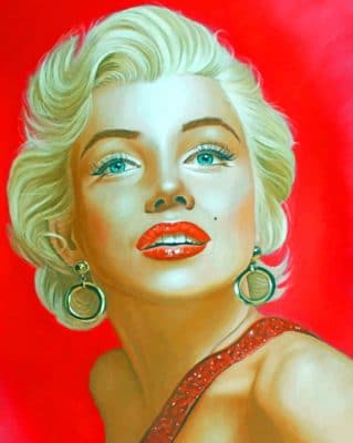 Mariyln Monoroe paint by numbers
