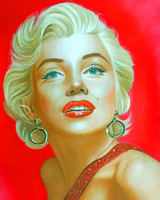 Mariyln Monoroe paint by numbers