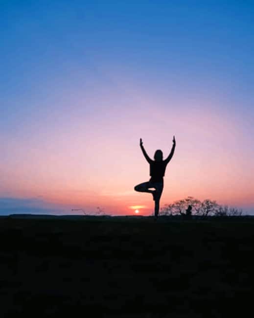 Meditating At Sunset paint by numbers