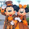 Mickey And Minnie In Halloween Clothes painting by numbers