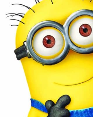 Minion Bob painting by numbers