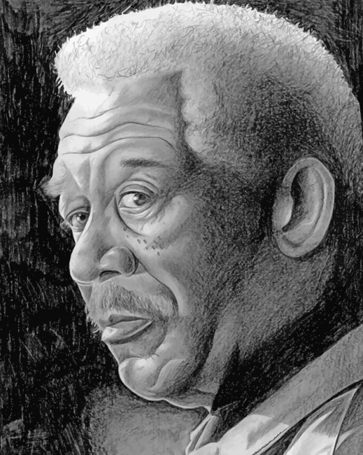 Morgan Freeman paint by numbers