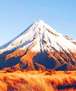 Mountain Taranaki paint by numbers