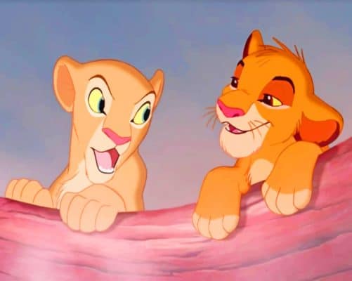 Nala And Kiara paint by numbers