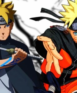 Naruto And Boruto paint by numbers