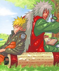 Naruto And Jiraiya paint by numbers