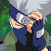 Kakashi From Naruto paint by numbers