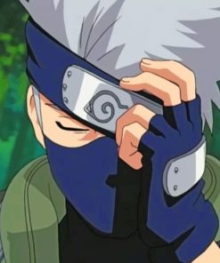 Kakashi From Naruto paint by numbers