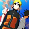 Naruto And Sasuke And Sakura paint by numbers