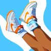 Nike Sneaker paint by numbers
