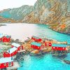 Northern Norway paint by numbers