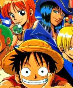 One Piece Anime Characters paint by numbers