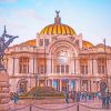 palacio de bellas artes Mexico paint by numbers