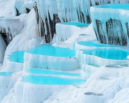 Pamukkale Turkey painting by numbers