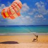 Parachute In The Beach paint by numbers