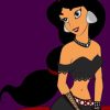 Princess Jasmine painting by numbers