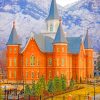 Provo City Center Temple paint by numbers