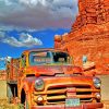 Red Rocks And Truck painting by numbers