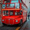 Red Tower Hill Bus paint by numbers