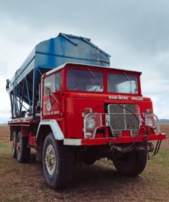 Big Red Truck paint by numbers