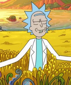 Rick Sanchez In A Field paint by numbers