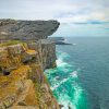 Rock Cliff With Cloudy Sky painting by numbers