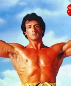 The Champion Rocky Balboa paint by numbers